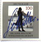 Briefmarke 100 Jahre Deutsche Schillergesellschaft
